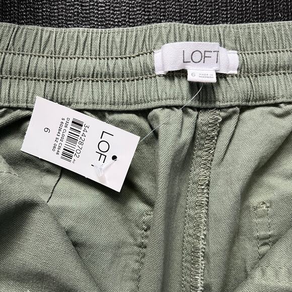 NWT Loft Drawstring Straight Leg Pants 6 - Picture 6 of 9